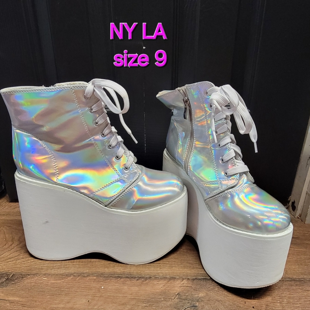 Holo Platform Boots